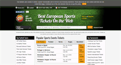 Desktop Screenshot of gosportstickets.com